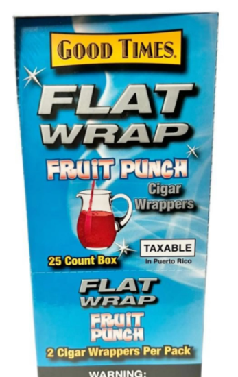 GT Flat Wrap Fruit Punch $11.00