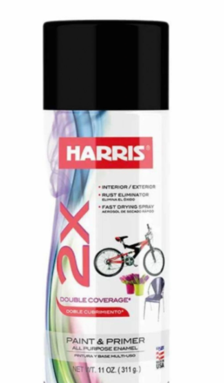 Harris Paints Black Flat 11oz $19.47