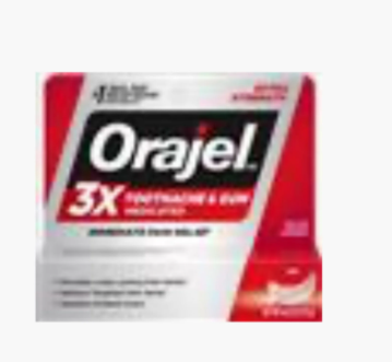 Orajel Extra Strength .25oz $5.05